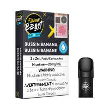 Flavour Beast Bussin Banana Iced Pod Pack 20mg